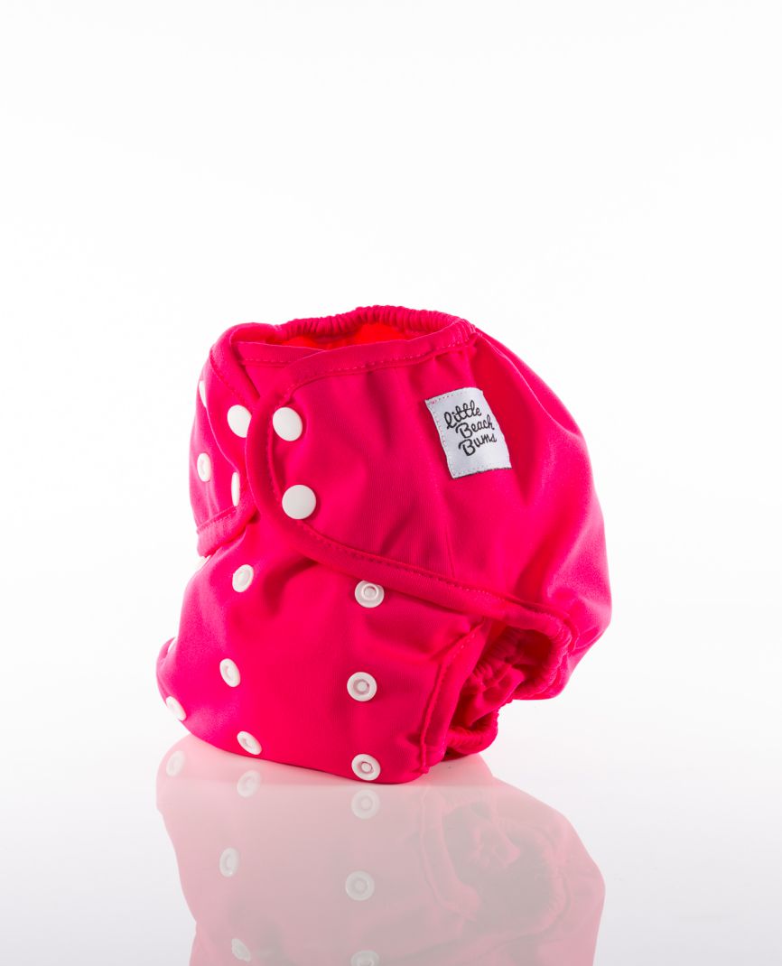 hot pink cloth nappy cover